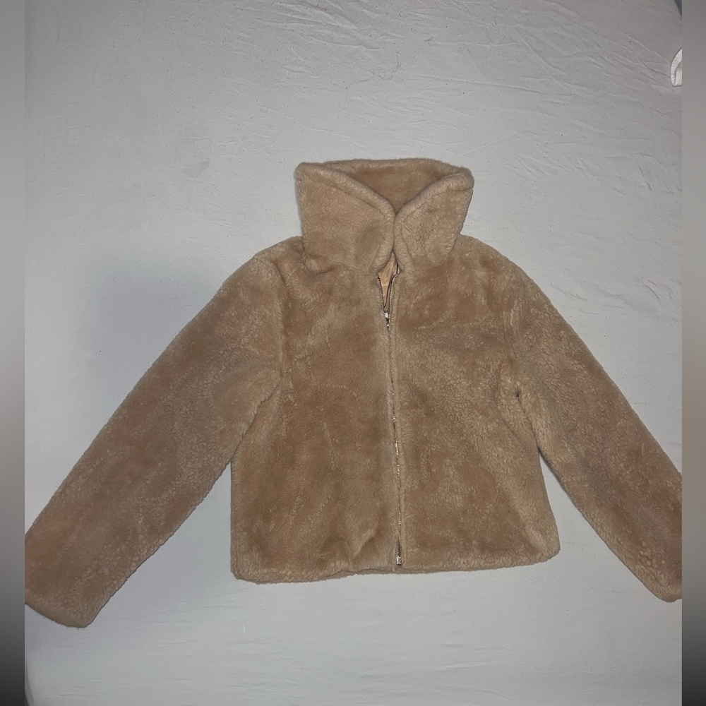 Cozy Tan Kids Jacket